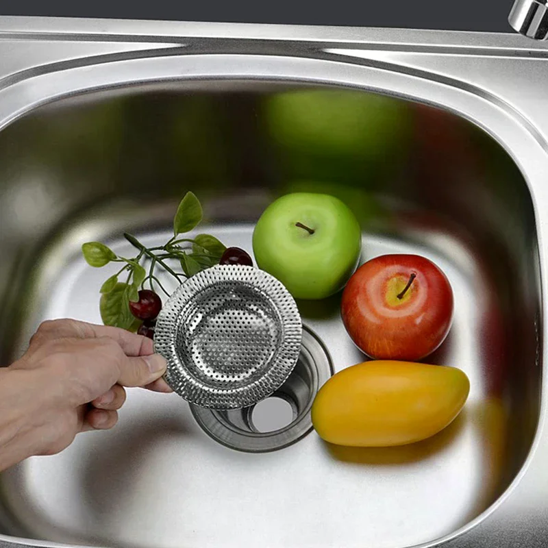 Kitchen Water Sink Filter Sink Mesh Strainer Kitchen Tool Stainless Steel Bathroom Floor Drain Cover Shower Hair Catche Stopper
Kitchen Water Sink Filter Sink Mesh Strainer Kitchen Tool Stainless Steel Bathroom Floor Drain Cover Shower Hair Catche Stopper