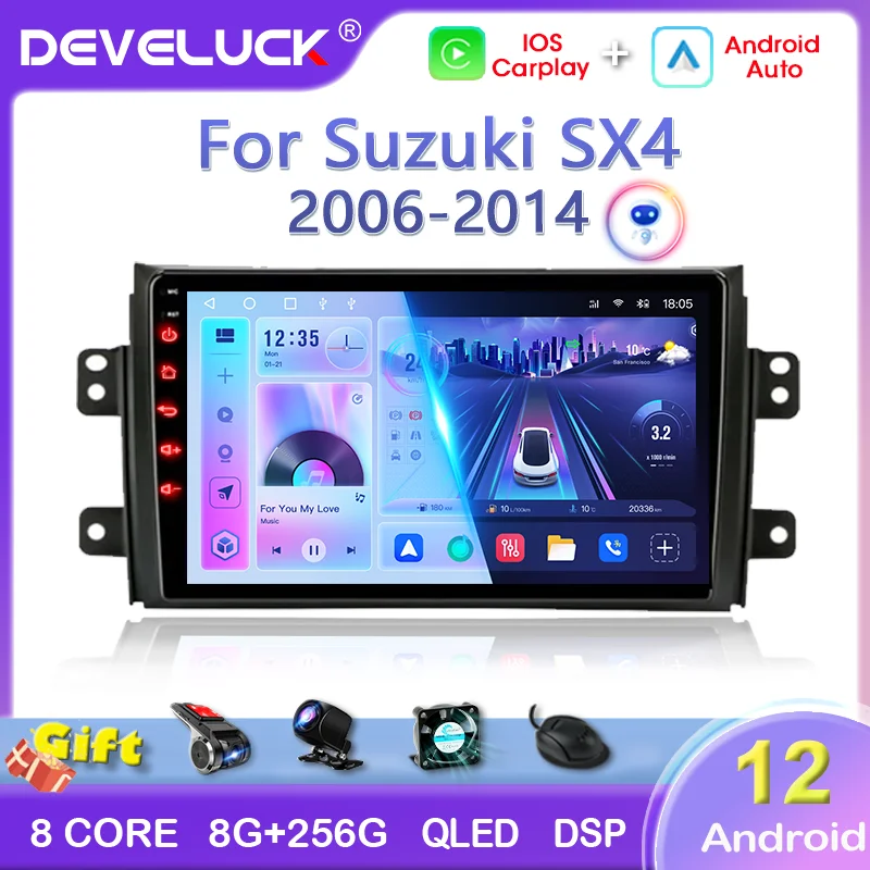 Автомобильный радиоприемник Develuck android 11 для suzuki sx4 2006-2013 для fiat sedici мультимедийный плеер GPS 2 din carplay Стерео DVD Carplay
Автомобильный радиоприемник Develuck android 11 для suzuki sx4 2006-2013 для fiat sedici мультимедийный плеер GPS 2 din carplay Стерео DVD Carplay