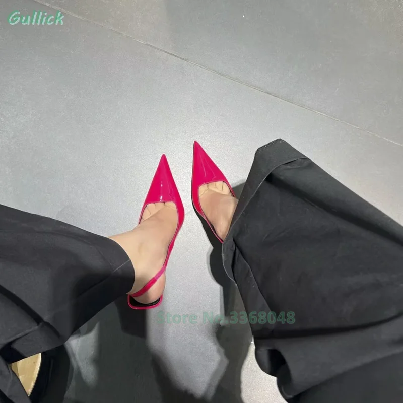 Red Patent Leather Pumps Sexy Pointed Toe Back Strap Cut Out Fashion 2024 Spring Autumn Women Dress Shoes Solid Stiletto Shoes
Red Patent Leather Pumps Sexy Pointed Toe Back Strap Cut Out Fashion 2024 Spring Autumn Women Dress Shoes Solid Stiletto Shoes