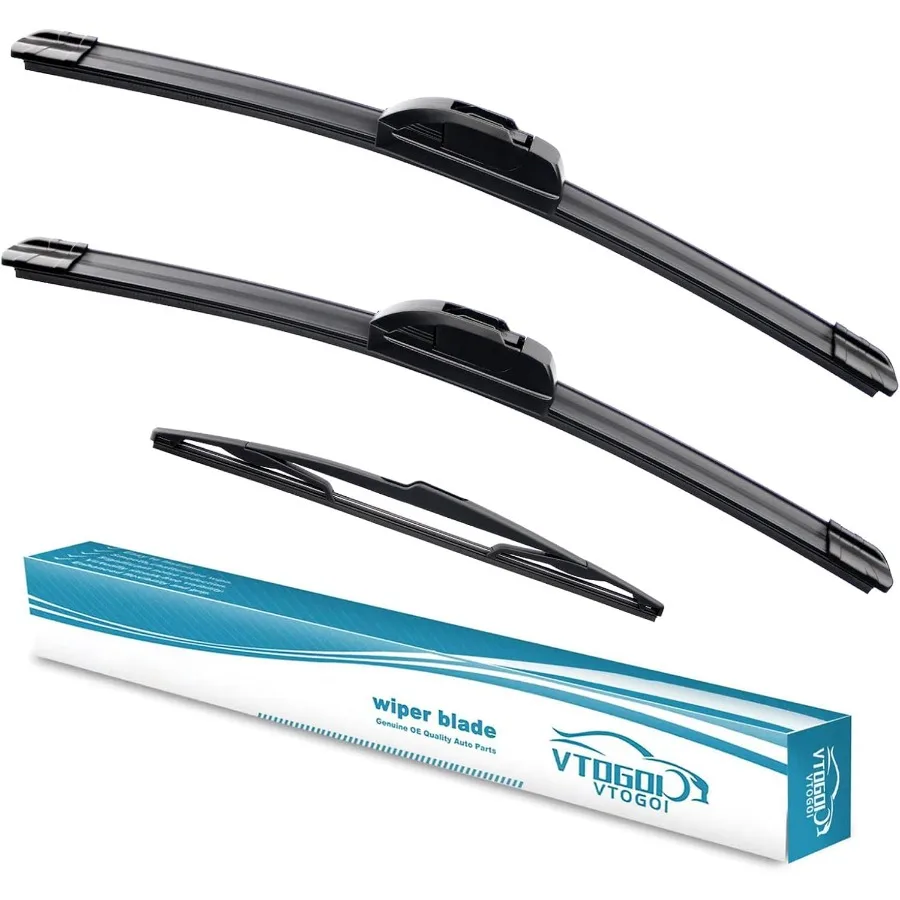 Wiper Blades Set with Rear Wiper Blades for BMW X3 20042010 Automotive Replacement Windshield Wiper Blades Designed for OEM Qua
Wiper Blades Set with Rear Wiper Blades for BMW X3 20042010 Automotive Replacement Windshield Wiper Blades Designed for OEM Qua