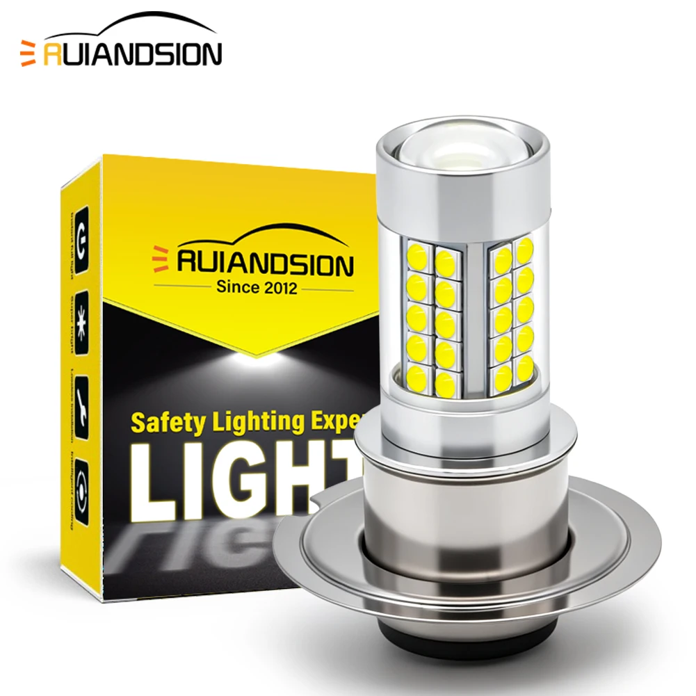 Ruiandsion P42D LED Motorcycle R1 6V Super Bright 1000Lm White Light Headlight Hi/Lo Beam Waterproof for Moped Scooter ATV
Ruiandsion P42D LED Motorcycle R1 6V Super Bright 1000Lm White Light Headlight Hi/Lo Beam Waterproof for Moped Scooter ATV