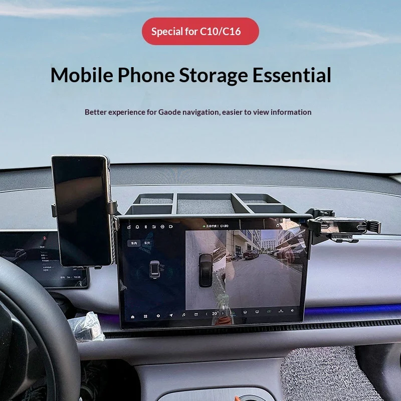 For Leapmotor C10 C16 Custom Fit Center Console Screen Storage Organizer Tissue Tray Base Car Phone Holder
For Leapmotor C10 C16 Custom Fit Center Console Screen Storage Organizer Tissue Tray Base Car Phone Holder