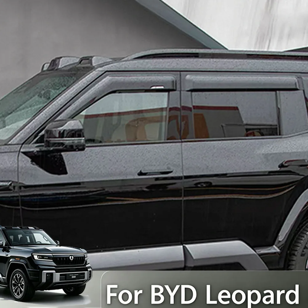 For BYD Leopard 8 Denza B8 2024-2026 Transparent Rain Guards Window Visors Thickened Widened Sun Rain Deflectors Accessories
For BYD Leopard 8 Denza B8 2024-2026 Transparent Rain Guards Window Visors Thickened Widened Sun Rain Deflectors Accessories