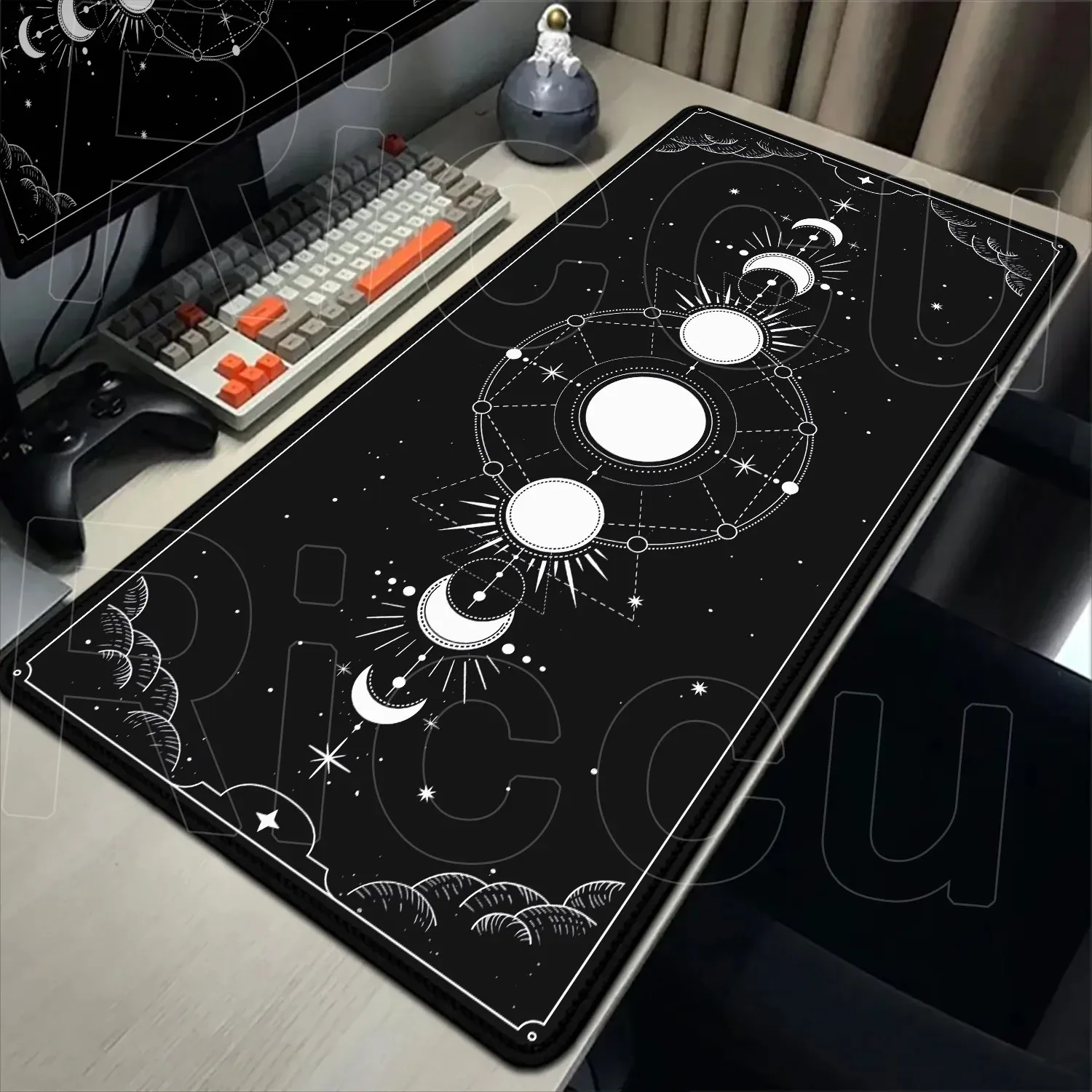VIKAMA Moon Phase Star Trail Dark Style Large Mouse Pad, Office Anti-Slip Desk Pad, Gaming Computer Keyboard Pad
VIKAMA Moon Phase Star Trail Dark Style Large Mouse Pad, Office Anti-Slip Desk Pad, Gaming Computer Keyboard Pad