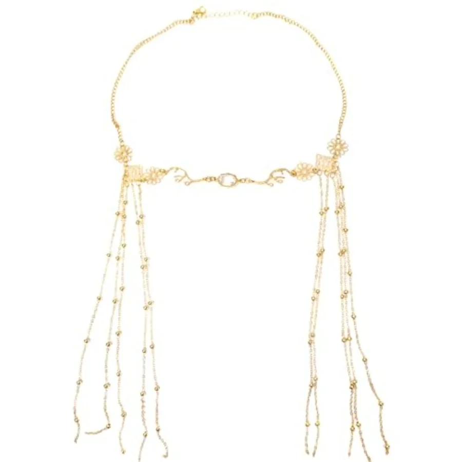 Vintage Tassel Head Chain, Crystal Teardrop Forehead Jewelry, Decorative Hair Accessory for Hanfu Style, Bridal dress
Vintage Tassel Head Chain, Crystal Teardrop Forehead Jewelry, Decorative Hair Accessory for Hanfu Style, Bridal dress