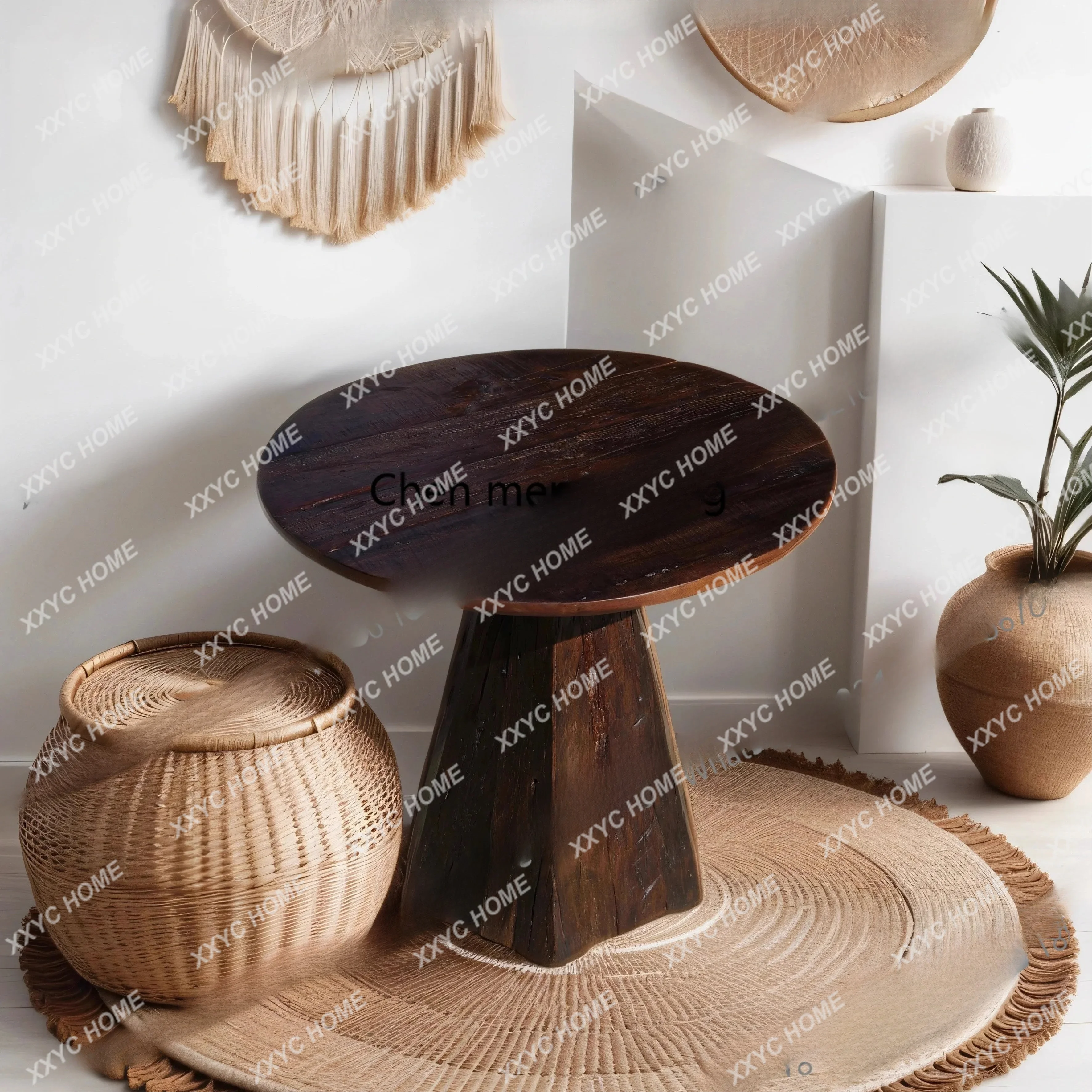 d178 Mushroom table solid wood round table wabi wind round dining table, household solid wood multi-functional storage coffee ta
d178 Mushroom table solid wood round table wabi wind round dining table, household solid wood multi-functional storage coffee ta