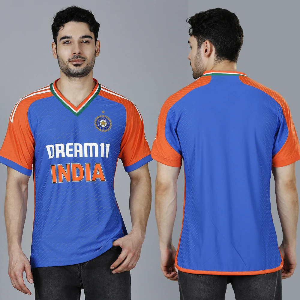 Team India Cricket T20 International Jersey Mens Womens Limited Edition T-Shirt Youth Kids The ICC Cricket Training Tee
Team India Cricket T20 International Jersey Mens Womens Limited Edition T-Shirt Youth Kids The ICC Cricket Training Tee