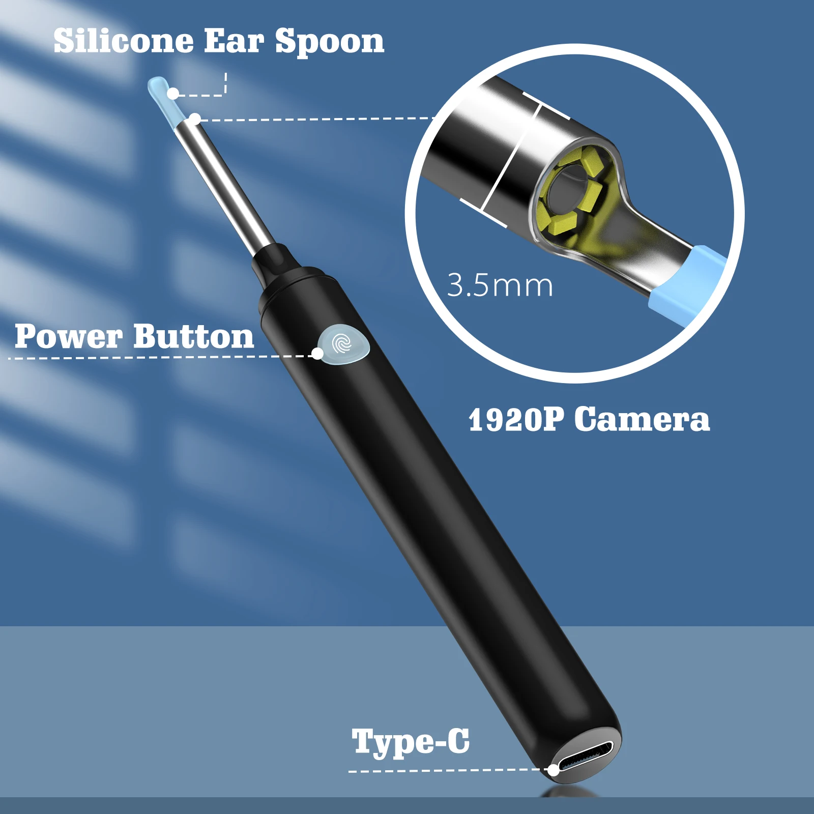 VirtuFlog Ear Wax Removal Ear Cleaner with 1296P HD and 3.5mm Camera, Ear wax Removal Camera with 6 LED Lights
VirtuFlog Ear Wax Removal Ear Cleaner with 1296P HD and 3.5mm Camera, Ear wax Removal Camera with 6 LED Lights