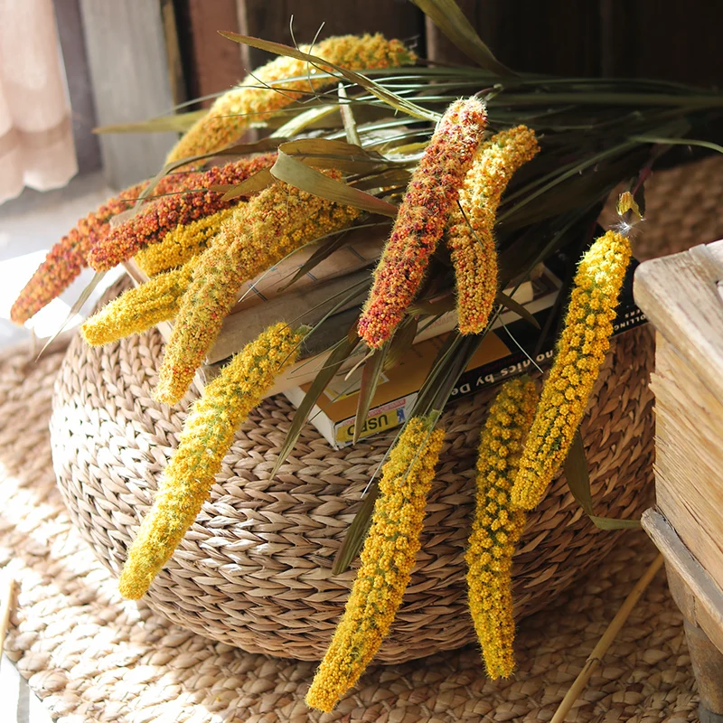 Cat Tail Valley Simulation Millet Millet Decoration Plant Grain Ornaments Fake Flower Shooting Props Artificial Flowers
Cat Tail Valley Simulation Millet Millet Decoration Plant Grain Ornaments Fake Flower Shooting Props Artificial Flowers