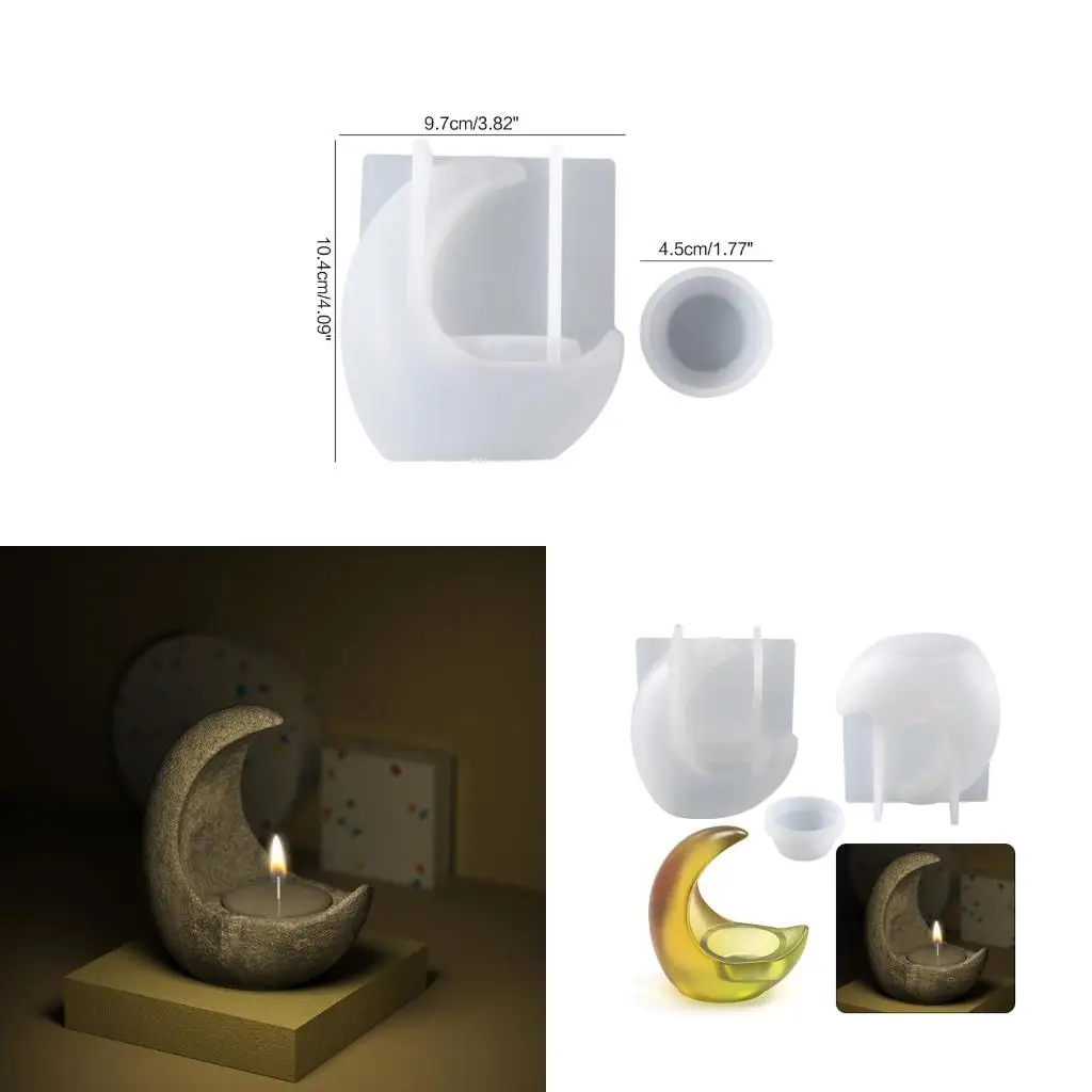 Лунный подсвечник силиконовые формы эпоксидная литейная форма для DIY подсвечник ювелирные изделия
Лунный подсвечник силиконовые формы эпоксидная литейная форма для DIY подсвечник ювелирные изделия