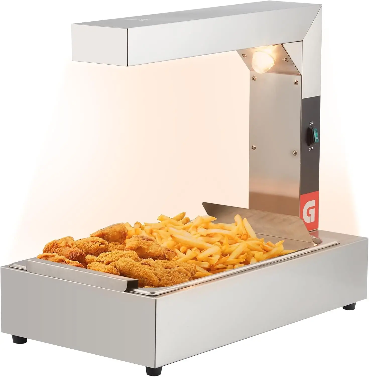 Food Heat Lamp with 2 Rapid-Heating Bulbs Electric Commercial Food Warmer Lamp with Free-Standing 750W for Kitchen Restaurant
Food Heat Lamp with 2 Rapid-Heating Bulbs Electric Commercial Food Warmer Lamp with Free-Standing 750W for Kitchen Restaurant
