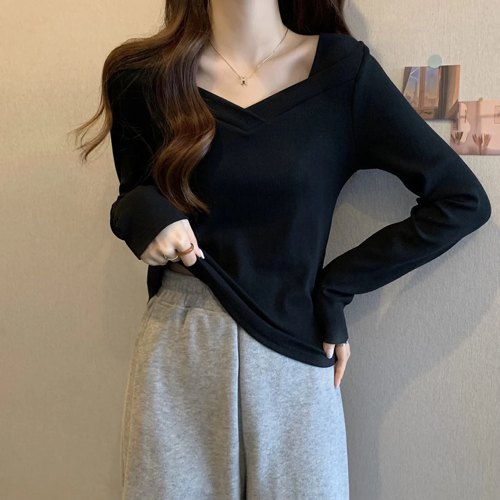 Basic Fashion Top Long-sleeved Top For Daily Wear Microelasticity Polyester Fabric Regular Length Everyday Use
Basic Fashion Top Long-sleeved Top For Daily Wear Microelasticity Polyester Fabric Regular Length Everyday Use