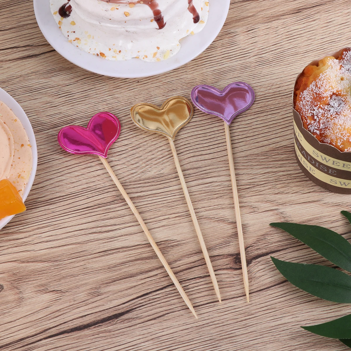 50 Pcs Heart Decorations Birthday Party Decorations Cute Bamboo Toppers Cake Heart Cake Picks Decorating Accessories
50 Pcs Heart Decorations Birthday Party Decorations Cute Bamboo Toppers Cake Heart Cake Picks Decorating Accessories