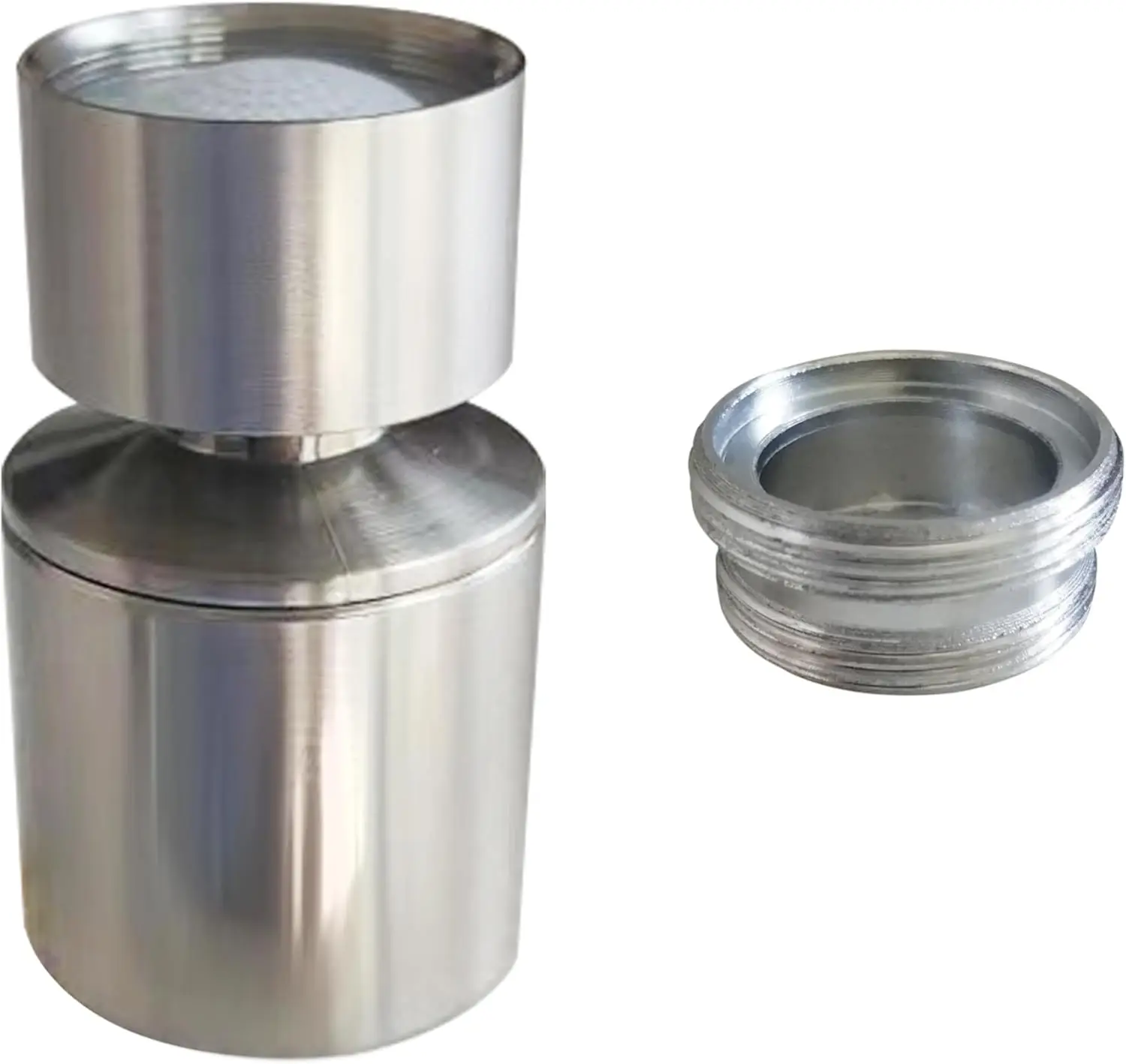 Brushed Nickel Swivel Sink Faucet Aerator with Dual Flow Spray for Kitchen and Bathroom
Brushed Nickel Swivel Sink Faucet Aerator with Dual Flow Spray for Kitchen and Bathroom
