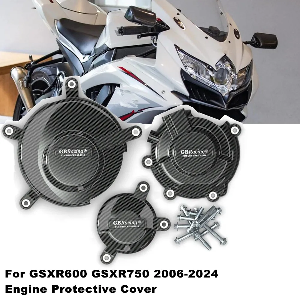 For Suzuki GSXR600 GSXR750 GSX-R 600 750 2006-2024 K6 K8 K11 Motorcycle Engine Cover Clutch Cover Protection Set Accessories
For Suzuki GSXR600 GSXR750 GSX-R 600 750 2006-2024 K6 K8 K11 Motorcycle Engine Cover Clutch Cover Protection Set Accessories