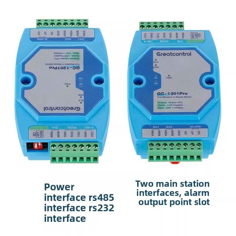 Active Polling, Two-Master-One-Slave Multi-Slave GC-1201Pro Large Cache Isolated RS485 High Speed Hub
Active Polling, Two-Master-One-Slave Multi-Slave GC-1201Pro Large Cache Isolated RS485 High Speed Hub