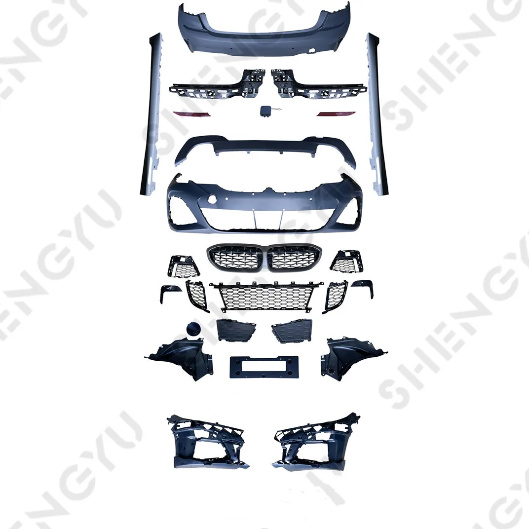 Body Kit for BMW 3 Series G20 2020-2022 Change to MT Style Include Front and Rear Bumper with Grille and Side Skirt
Body Kit for BMW 3 Series G20 2020-2022 Change to MT Style Include Front and Rear Bumper with Grille and Side Skirt