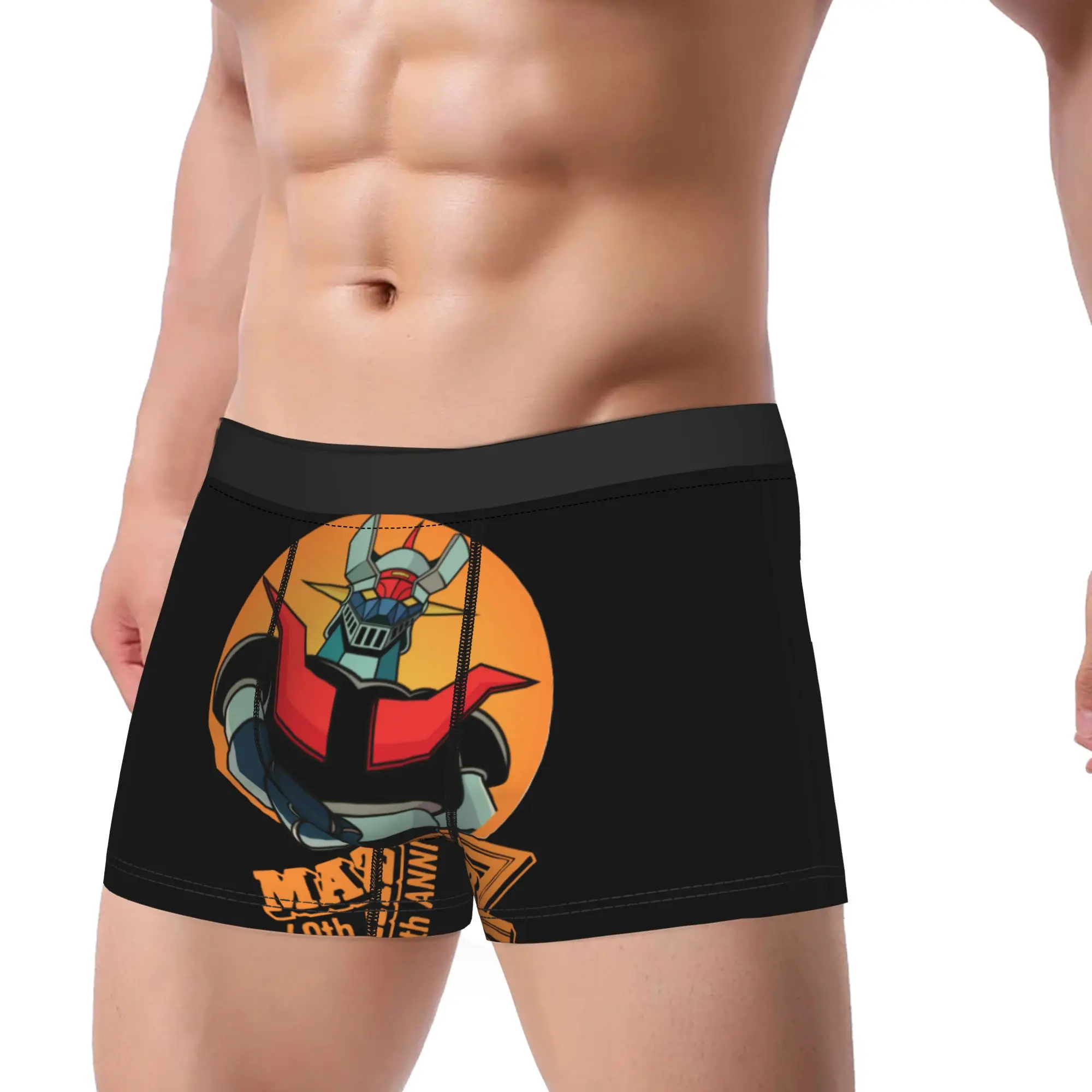 Мужское нижнее белье Mazinger Z Goldorak Actarus, забавные трусы-боксеры с изображением аниме-робота Grendizer, дышащие трусы для мужчин
Мужское нижнее белье Mazinger Z Goldorak Actarus, забавные трусы-боксеры с изображением аниме-робота Grendizer, дышащие трусы для мужчин