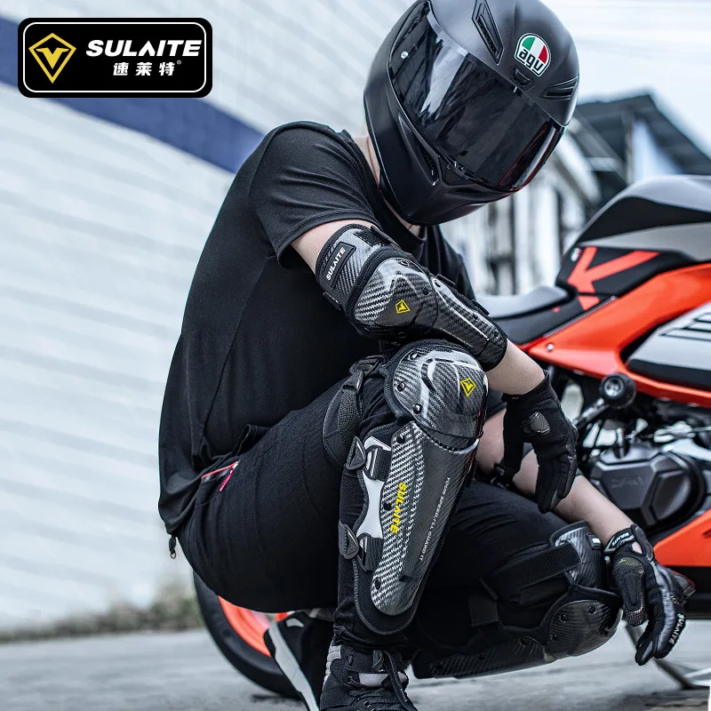 Motorcycle Knee Elbow Pads Carbon Fiber Protective Gear Outdoor Riding Protective Gear Motorcycle Travel Equipment
Motorcycle Knee Elbow Pads Carbon Fiber Protective Gear Outdoor Riding Protective Gear Motorcycle Travel Equipment