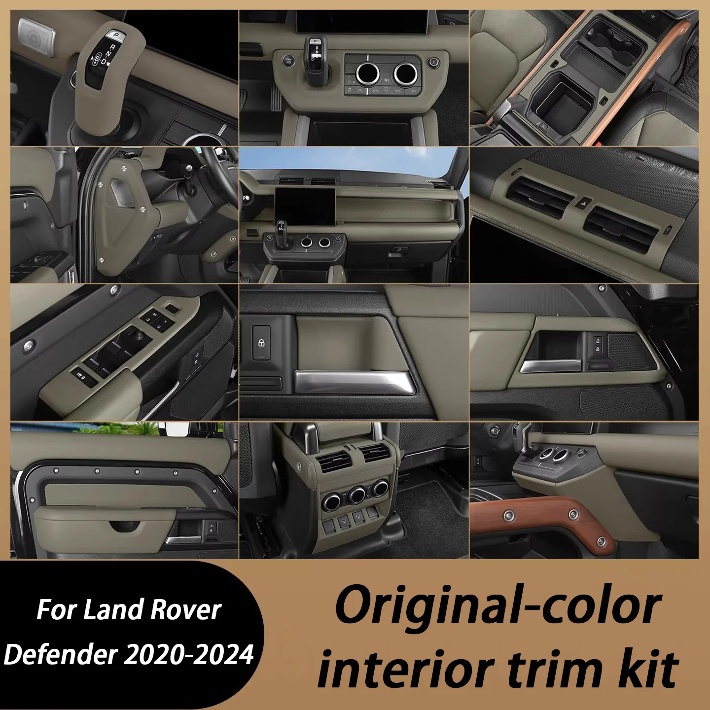 For Land Rover Defender 90 110 130 2020-2024 2025 Interior Accessories Car Gear Shift Cover Kick-proof Panel Door Handle Frame
For Land Rover Defender 90 110 130 2020-2024 2025 Interior Accessories Car Gear Shift Cover Kick-proof Panel Door Handle Frame