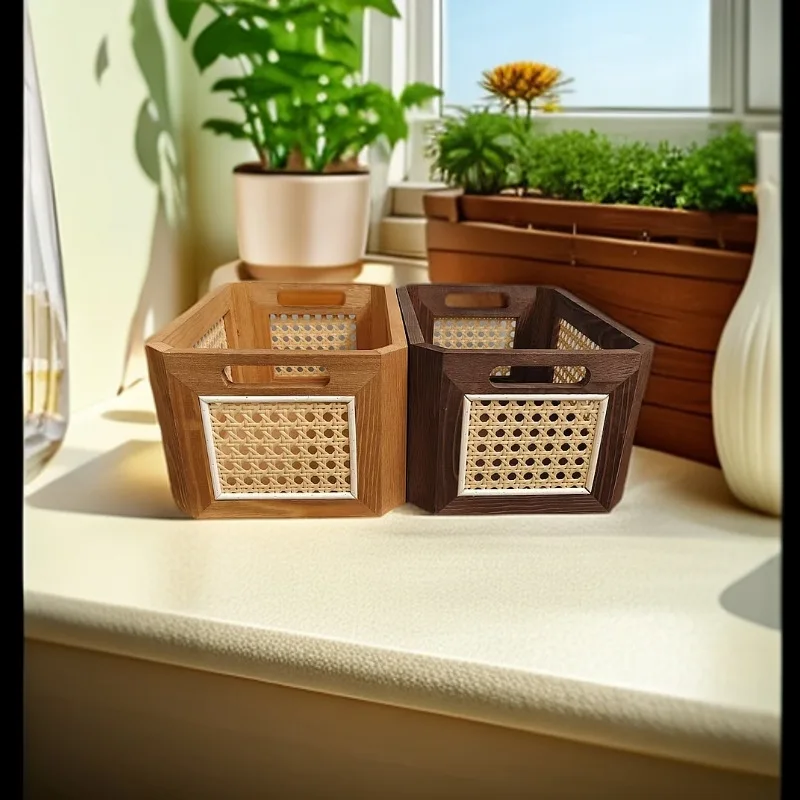 New Handwoven l Rattan Storage Box Wood Home Storage Basket for Snas Cosmetics Toiletries Organizer Bin
New Handwoven l Rattan Storage Box Wood Home Storage Basket for Snas Cosmetics Toiletries Organizer Bin