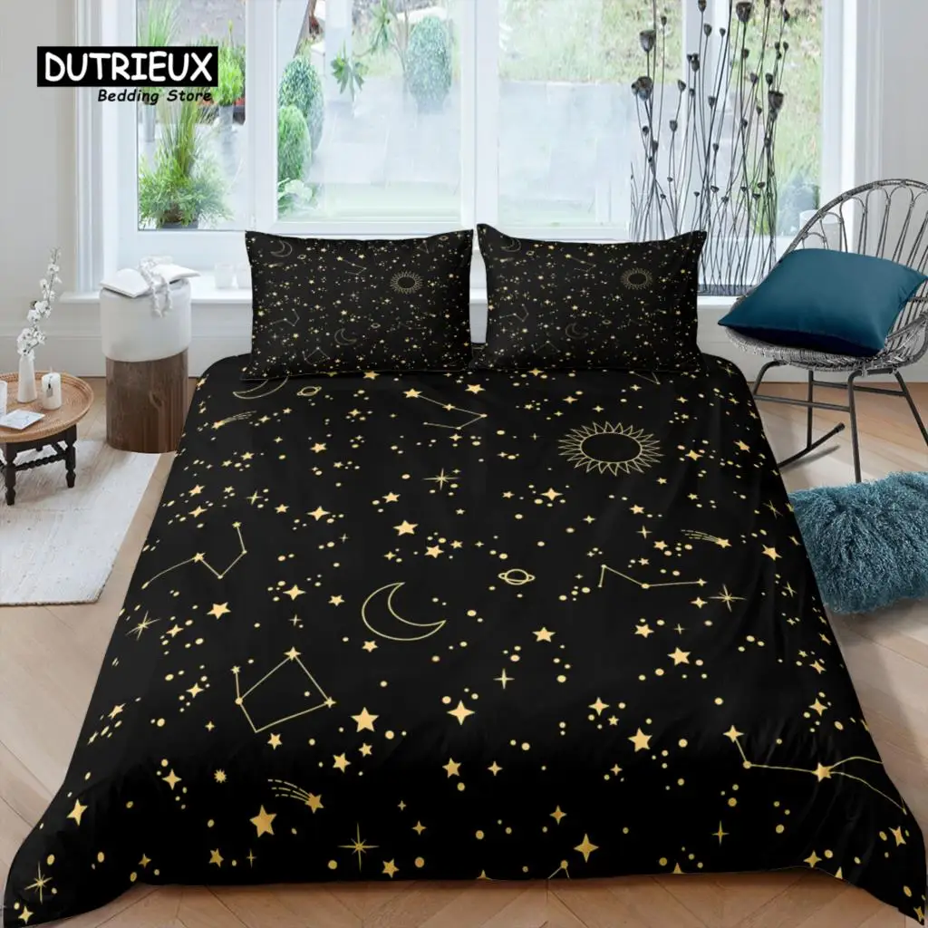 Home Living Luxury 3D Night Sky Bedding Set Galaxy Duvet Cover Pillowcase Queen and King EU/US/AU/UK Size Comforter Bedding
Home Living Luxury 3D Night Sky Bedding Set Galaxy Duvet Cover Pillowcase Queen and King EU/US/AU/UK Size Comforter Bedding