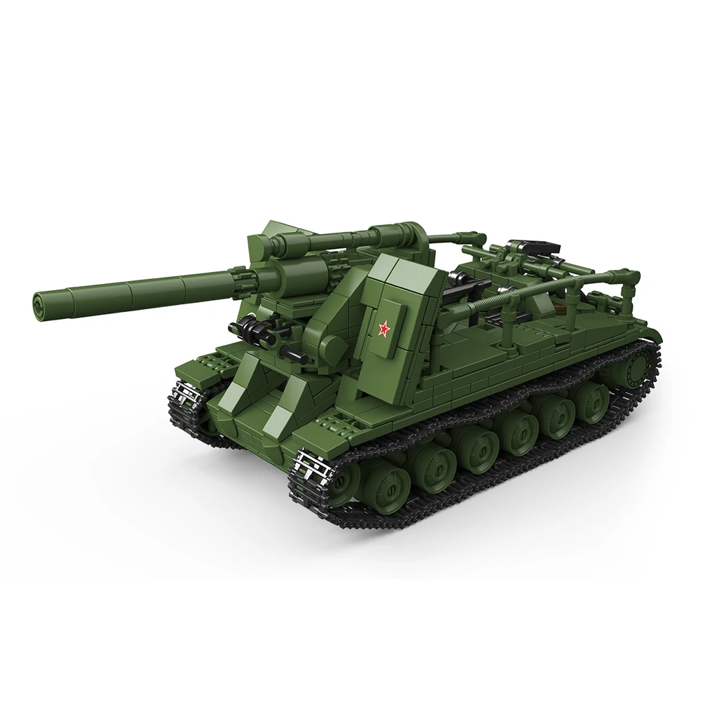 World War 2 WW2 Army Military Soldiers S-51 Self-Propelled Artillery Model Building Blocks Bricks Toys For Children
World War 2 WW2 Army Military Soldiers S-51 Self-Propelled Artillery Model Building Blocks Bricks Toys For Children