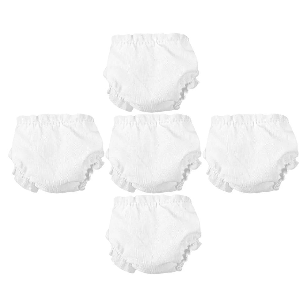 5 Pcs Lingerie Panty Clothes Pretend Play Toy Baby Reusable Accessory Elastic White Diapers
5 Pcs Lingerie Panty Clothes Pretend Play Toy Baby Reusable Accessory Elastic White Diapers
