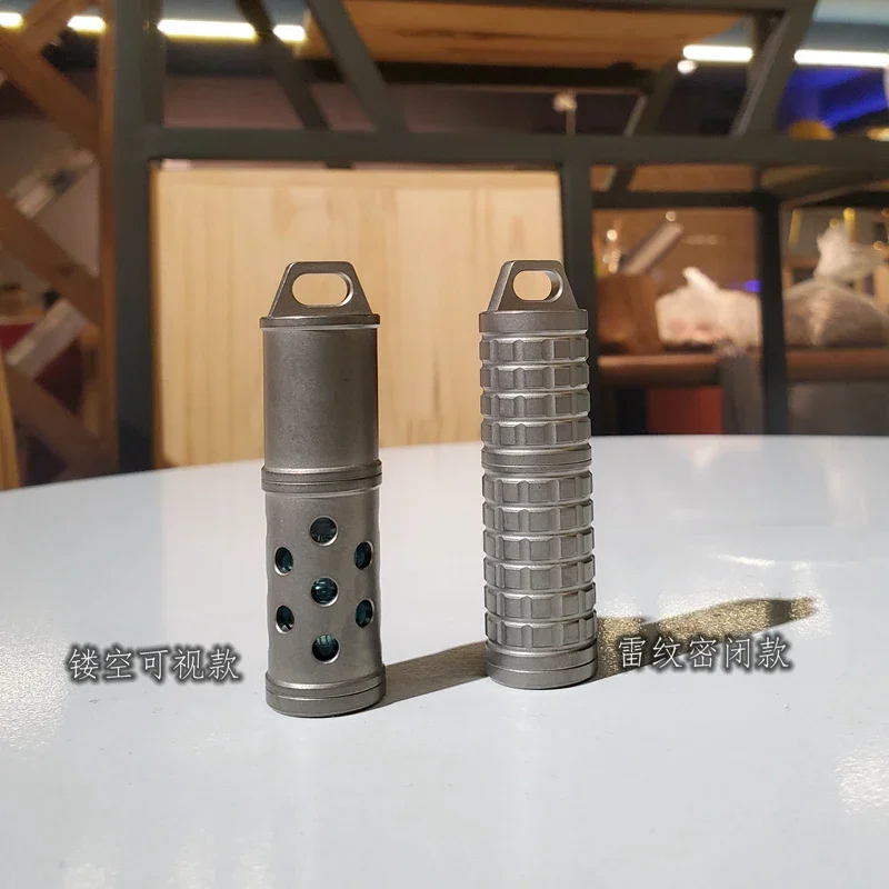 EDC Titanium Alloy PEI Paracord Beads Perfume Storage Box EDC Toys Outdoor Tools
EDC Titanium Alloy PEI Paracord Beads Perfume Storage Box EDC Toys Outdoor Tools