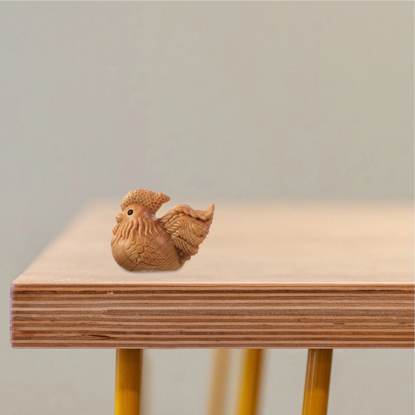 Wooden Chicken Ornament Hand Carved Rustic Decorative Rooster for Home Office Desk Shelf Display Wood Animal Carving
Wooden Chicken Ornament Hand Carved Rustic Decorative Rooster for Home Office Desk Shelf Display Wood Animal Carving