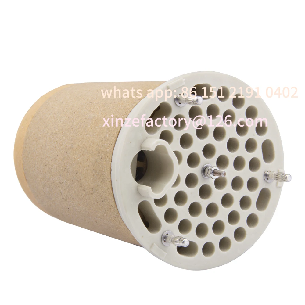 Customizable 102.684 Ceramic Heating Core 3*400V 3*5500W Ceramic Heating element for Industrial Air Heater with Swedish Heatin
Customizable 102.684 Ceramic Heating Core 3*400V 3*5500W Ceramic Heating element for Industrial Air Heater with Swedish Heatin