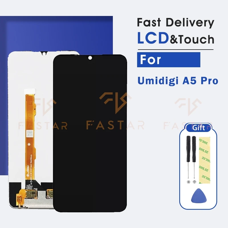 6.3"Tested For Umidigi A5 Pro LCD A5Pro Display Touch Digitizer Assembly Replacement Repair Phone Screen
6.3"Tested For Umidigi A5 Pro LCD A5Pro Display Touch Digitizer Assembly Replacement Repair Phone Screen