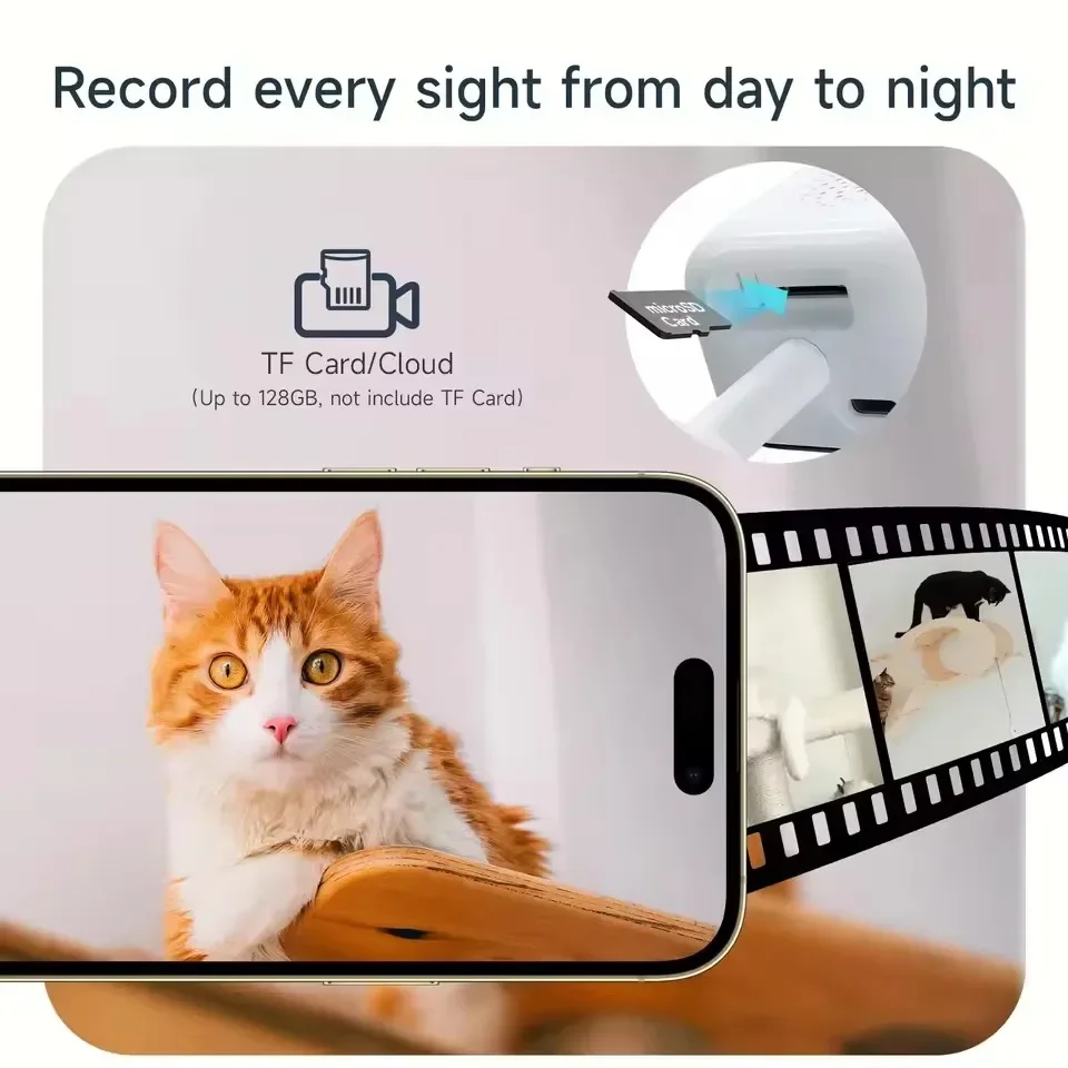 Mini Window Camera Replaces Outdoor Cameras 2.4/5GHz WiFi Camera 3MP Resolution Full-Color Night Vision Through Window Camera
Mini Window Camera Replaces Outdoor Cameras 2.4/5GHz WiFi Camera 3MP Resolution Full-Color Night Vision Through Window Camera