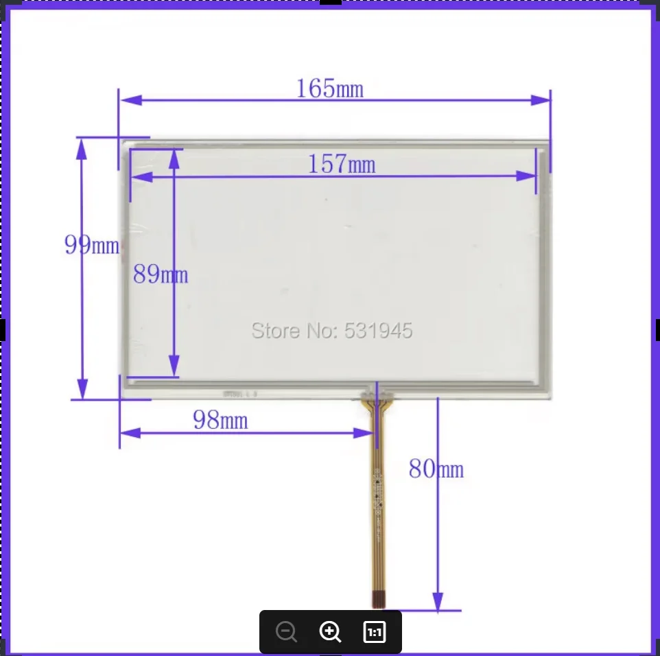 ZhiYuSun 165mm*99mm New 7Inch Touch Screen for 7 GPS GLASS 165*99 for tble compatible XWT931 for soling gps touch
ZhiYuSun 165mm*99mm New 7Inch Touch Screen for 7 GPS GLASS 165*99 for tble compatible XWT931 for soling gps touch