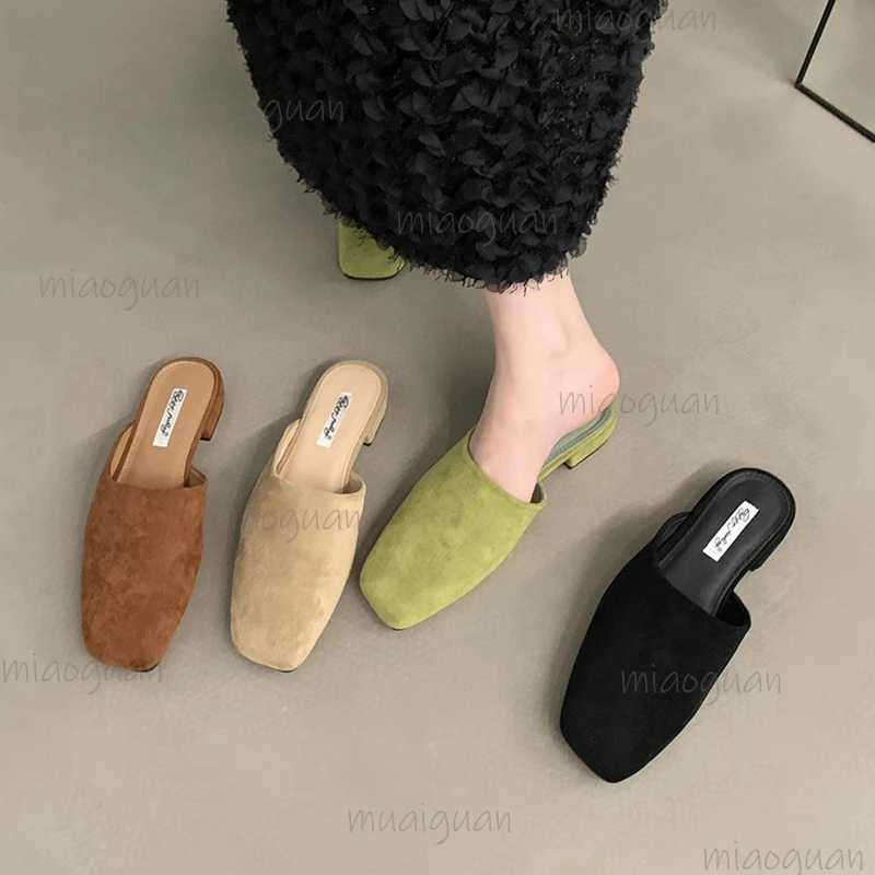 Women Closed Toe Slippers Fashion Square Toe Slip On Comfort Shoes Soft Sole Low Heel Outdoor Casual Dress Sandal Slide Shoes
Women Closed Toe Slippers Fashion Square Toe Slip On Comfort Shoes Soft Sole Low Heel Outdoor Casual Dress Sandal Slide Shoes