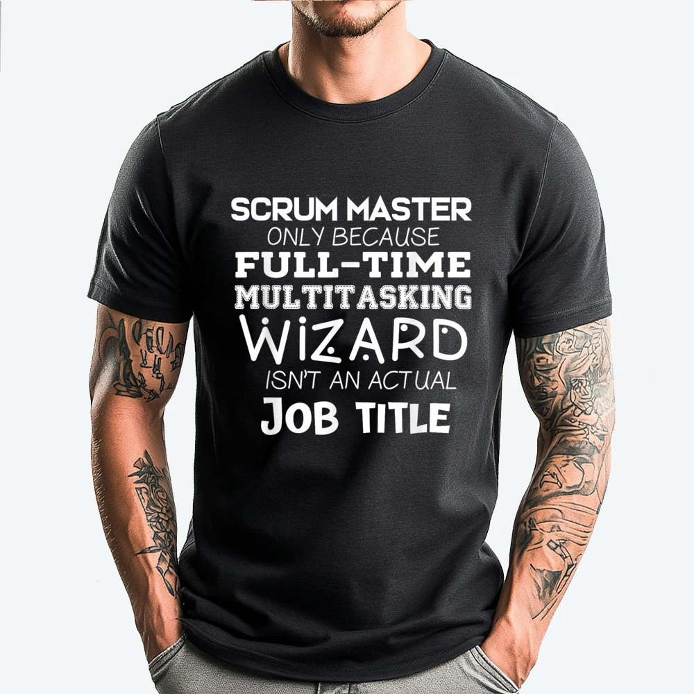 Scrum Master Agile Development Team Black T Shirt SOFT Camisetas De Hombre Tops T Shirt Happy New Years
Scrum Master Agile Development Team Black T Shirt SOFT Camisetas De Hombre Tops T Shirt Happy New Years