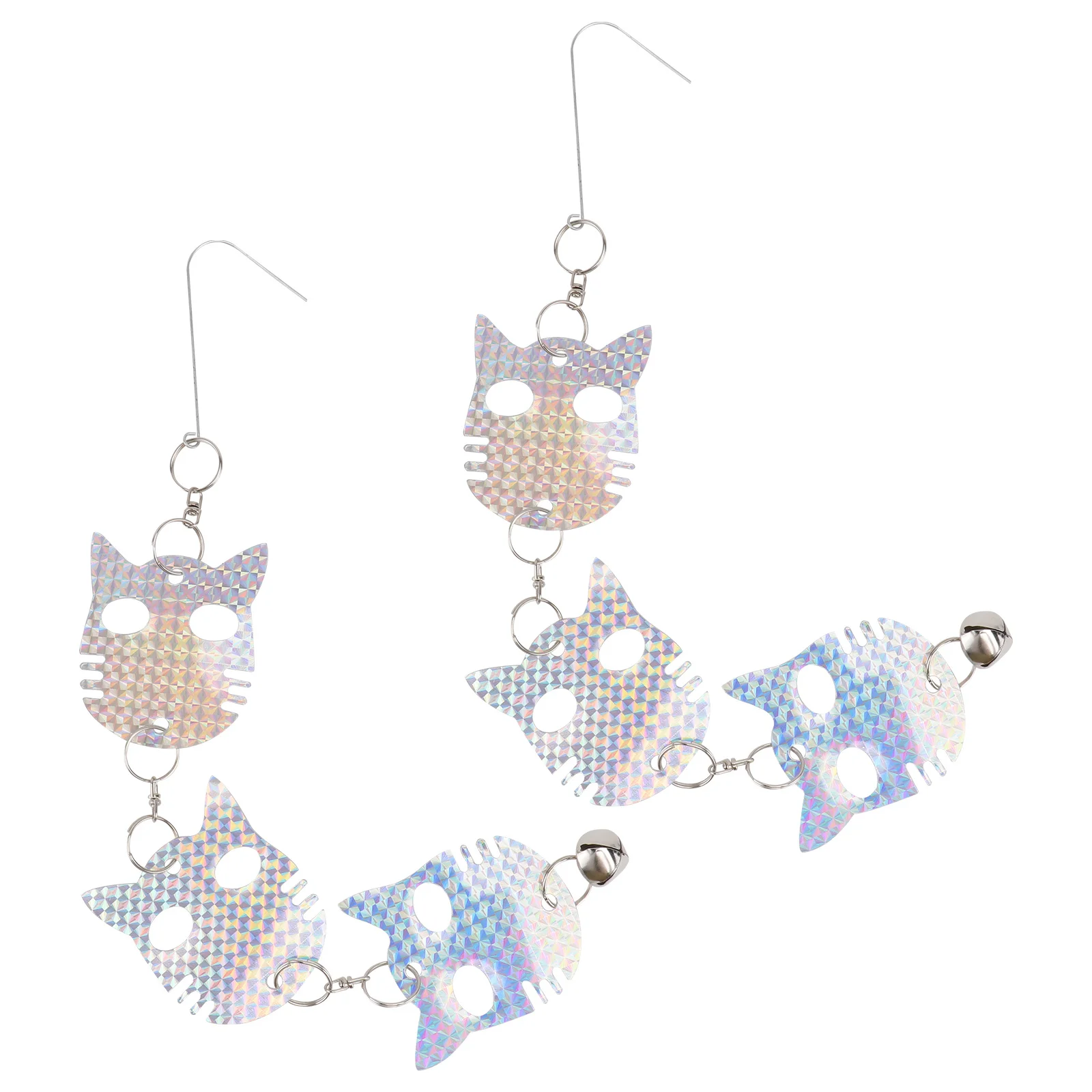 2 шт. всепогодные отпугиватели птиц, подвесные, в форме кошачьей головы, светоотражающие, для сада, балкона, сада, огорода, инструмент для отпугивания птиц
2 шт. всепогодные отпугиватели птиц, подвесные, в форме кошачьей головы, светоотражающие, для сада, балкона, сада, огорода, инструмент для отпугивания птиц