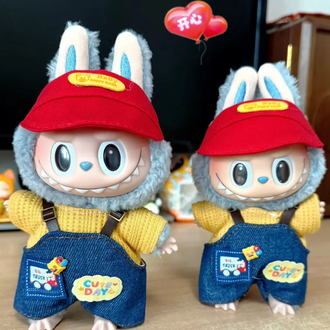 A Set of Diamond-patterned Overalls with A Hat Hair Accessories for 17cm Labubu Doll's Clothes Fashion Clothing DIY Kids Gift
A Set of Diamond-patterned Overalls with A Hat Hair Accessories for 17cm Labubu Doll's Clothes Fashion Clothing DIY Kids Gift