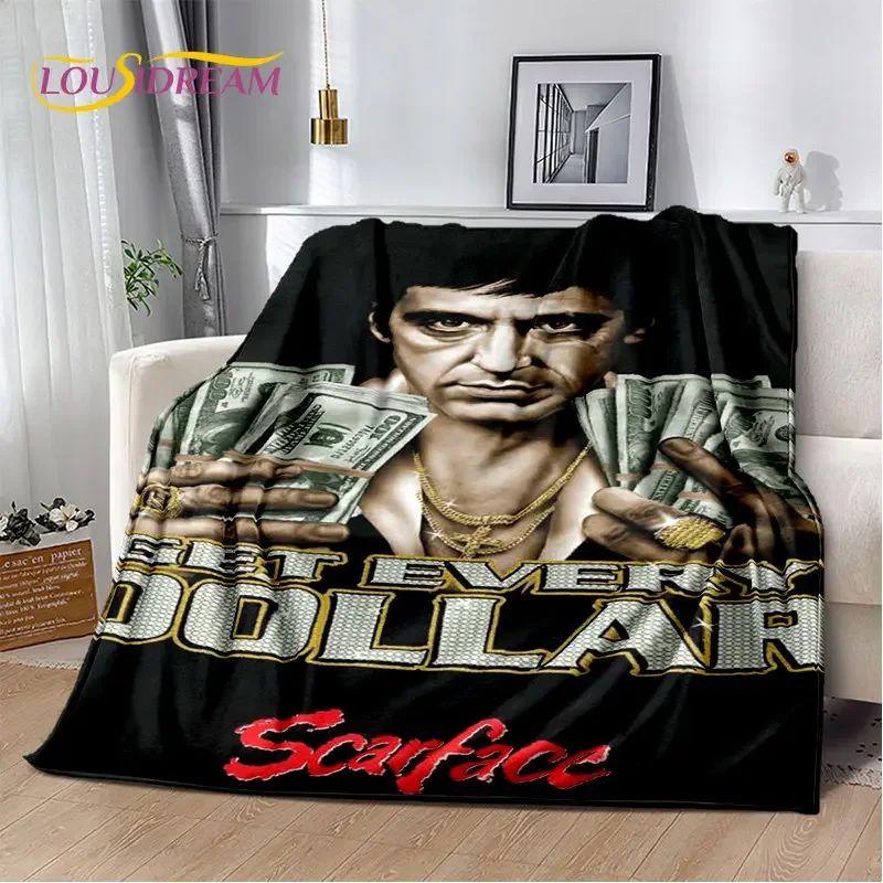 Movie Scarface Tony D Printed Soft Plush Flannel Throw Blanket for Living Room Bedroom Bed Sofa Picnic Use
Movie Scarface Tony D Printed Soft Plush Flannel Throw Blanket for Living Room Bedroom Bed Sofa Picnic Use