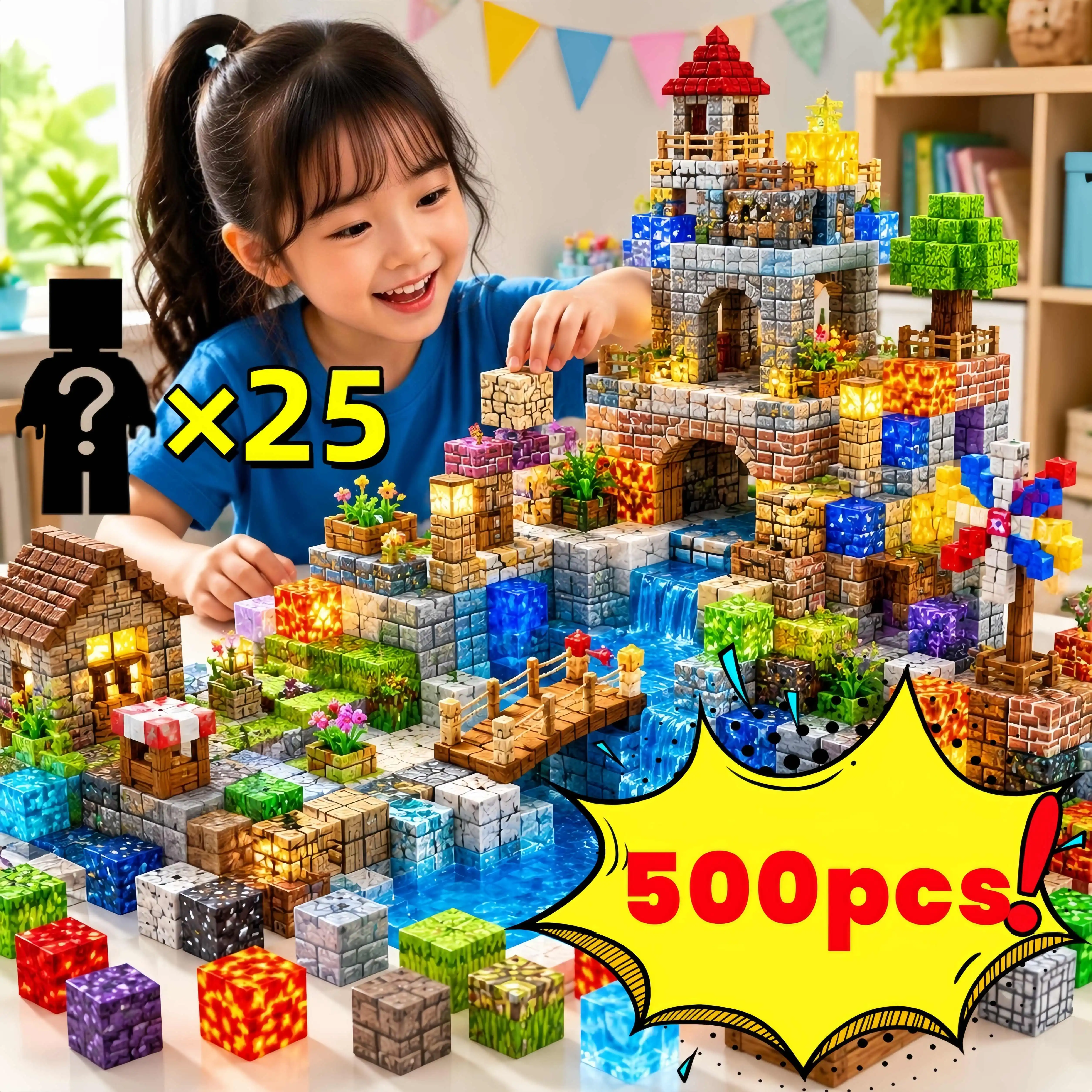 Magnetic Building Blocks Toy Magnetic Cubes Construction Set DIY Model Toy Creative World Stacking Magnet Cube Birthday Gift
Magnetic Building Blocks Toy Magnetic Cubes Construction Set DIY Model Toy Creative World Stacking Magnet Cube Birthday Gift