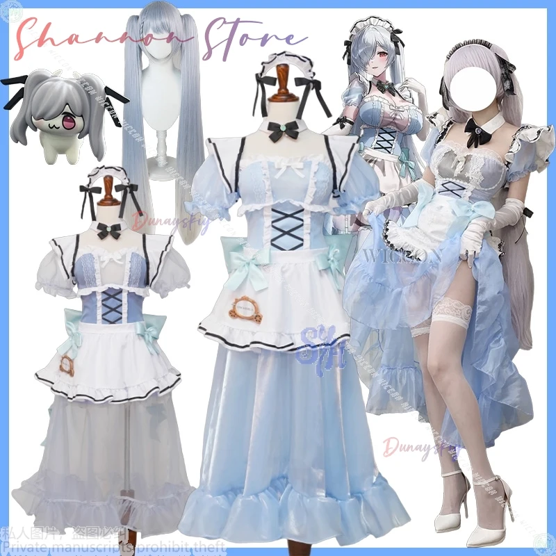 Cinderellaaa Game NIKKE:The Goddess Of Victor 코스프레 Anime Two Color Styles Lolita Sweet Transparent Silk Sexy Maid Halloween
Cinderellaaa Game NIKKE:The Goddess Of Victor 코스프레 Anime Two Color Styles Lolita Sweet Transparent Silk Sexy Maid Halloween