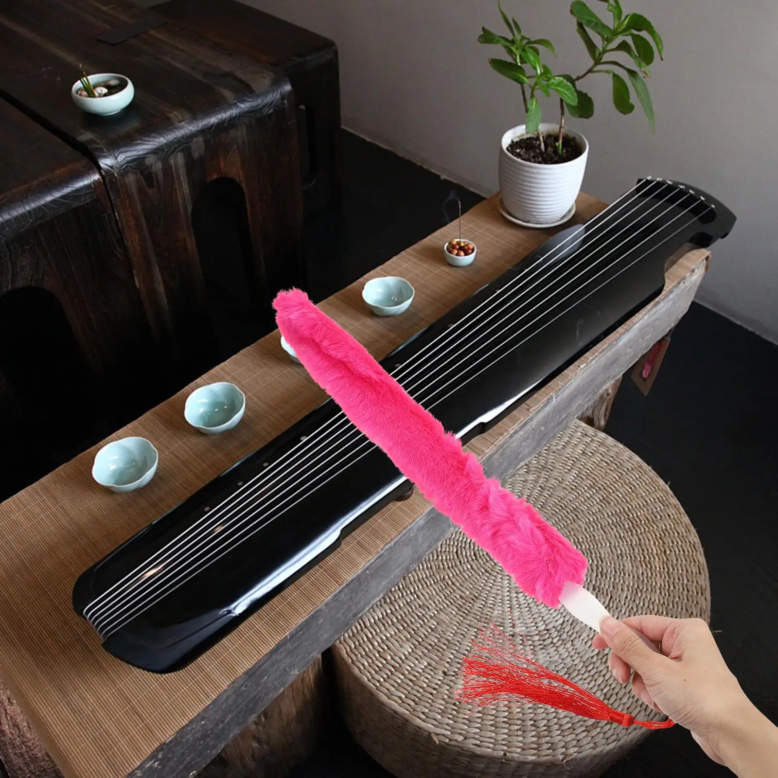 Guzheng Cleaning Brush Long Hair Flexible Instrument Cleaner for Chinese Zither Stringed Parts Accessories Random Color
Guzheng Cleaning Brush Long Hair Flexible Instrument Cleaner for Chinese Zither Stringed Parts Accessories Random Color