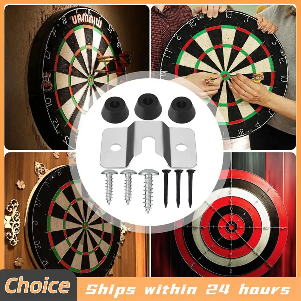 Комплект кронштейнов для дартс с подушечками и винтами, крепление для дартс, фурнитура для подвешивания дартс-доски
Комплект кронштейнов для дартс с подушечками и винтами, крепление для дартс, фурнитура для подвешивания дартс-доски