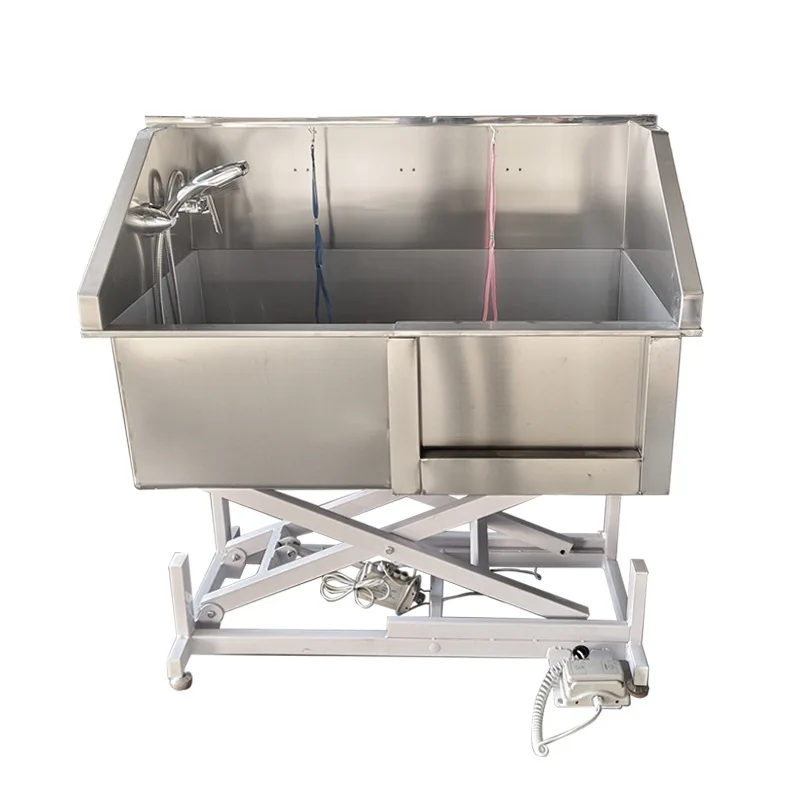 Stainless steel pet bath electric lifting height adjustable, pet store special dog bath cat bath
Stainless steel pet bath electric lifting height adjustable, pet store special dog bath cat bath