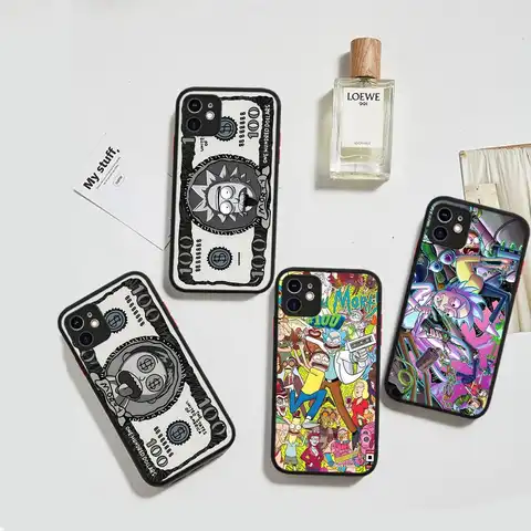Funny R-Rick And M-Morty-S Matte Protective Case For IPhone 16 15 14 13 12 11 Pro Max X XS MAX Protection Case