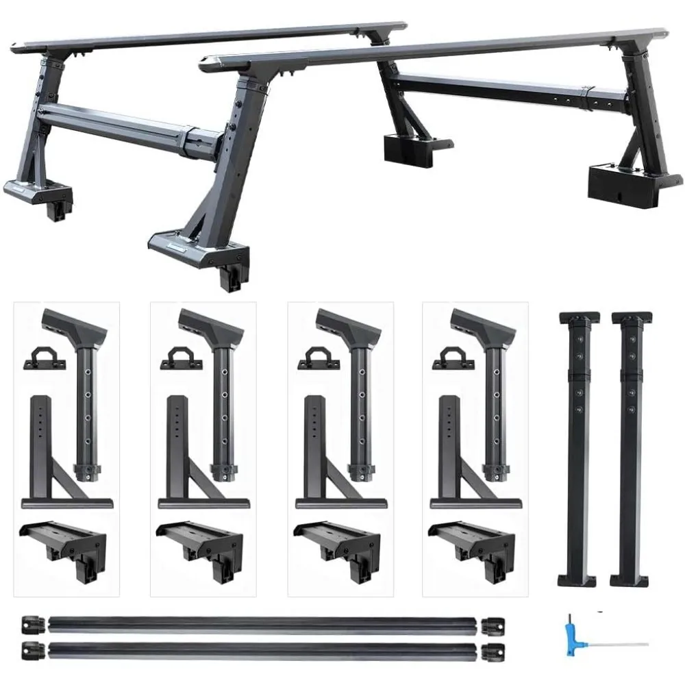 Overland Adjustable Height Heavy Duty Truck Bed Cargo Rack Compatible 5ft/6ft Pick Up with Crossbars Outpost Bars Complete Rack
Overland Adjustable Height Heavy Duty Truck Bed Cargo Rack Compatible 5ft/6ft Pick Up with Crossbars Outpost Bars Complete Rack