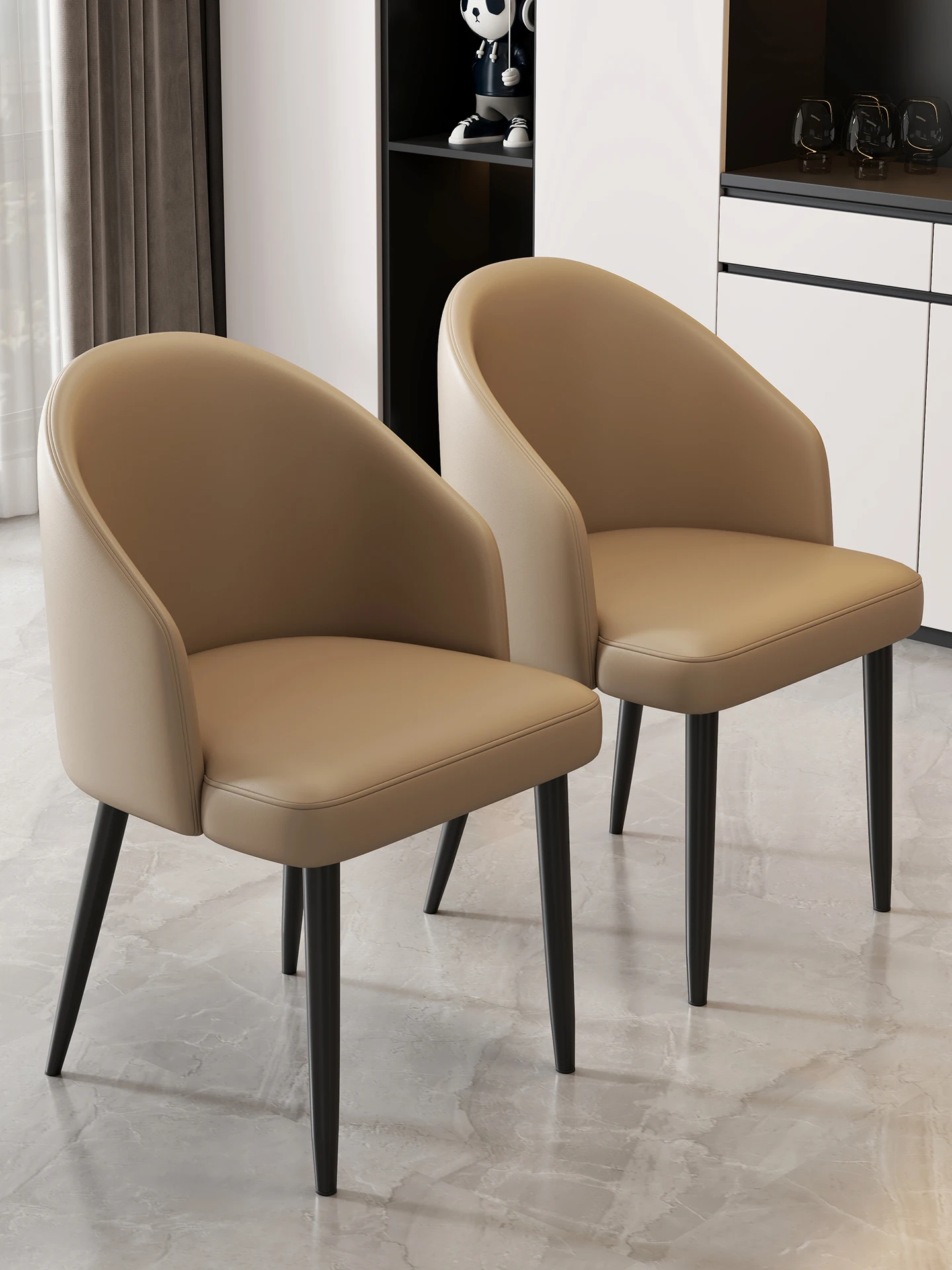 Dining chairs Household modern simple restaurant chairs Italian wrought iron and Nordic light luxury negotiation hotel chairs
Dining chairs Household modern simple restaurant chairs Italian wrought iron and Nordic light luxury negotiation hotel chairs