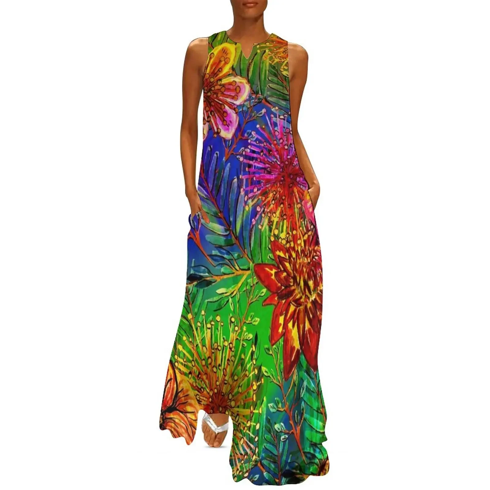 Tropical Vintage Exotic Jungle Flower Flowers - Floral watercolor pattern on #Redbubble Long Dress
Tropical Vintage Exotic Jungle Flower Flowers - Floral watercolor pattern on #Redbubble Long Dress