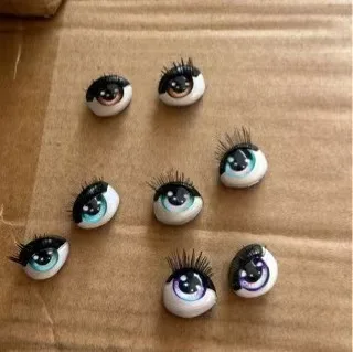 original Rainbow Doll Eyes with Real Eyelashes Quality doll parts Colorful Sparkly Replacement Eyes accessories
original Rainbow Doll Eyes with Real Eyelashes Quality doll parts Colorful Sparkly Replacement Eyes accessories