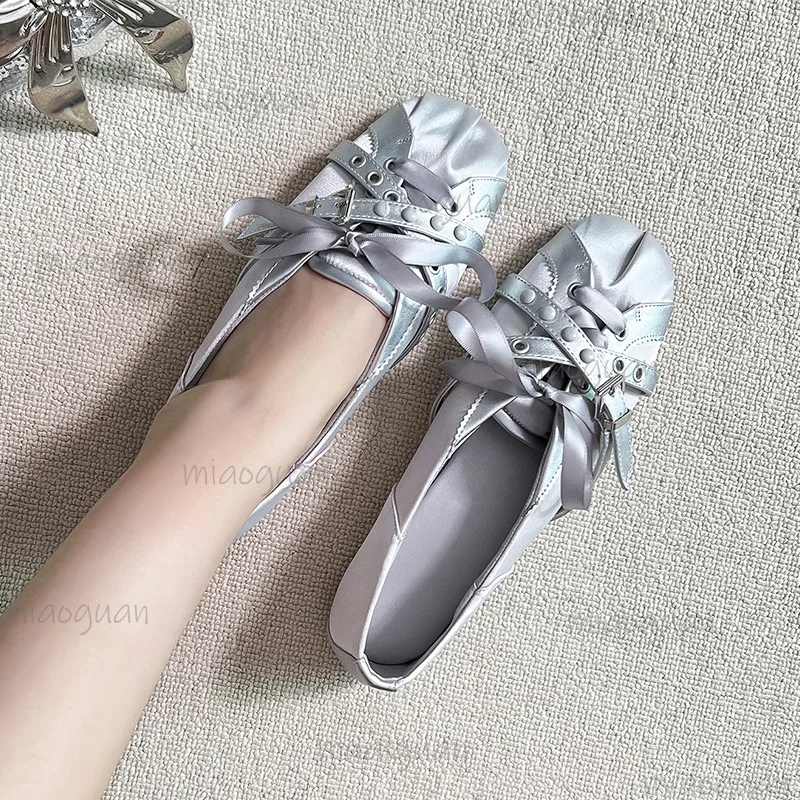 New Square Toe Women Flats Soft Ballet Shoes Slip On Loafers Soft Casual Fashion Ladies Footwears Bow Buckle Straps Shoes
New Square Toe Women Flats Soft Ballet Shoes Slip On Loafers Soft Casual Fashion Ladies Footwears Bow Buckle Straps Shoes